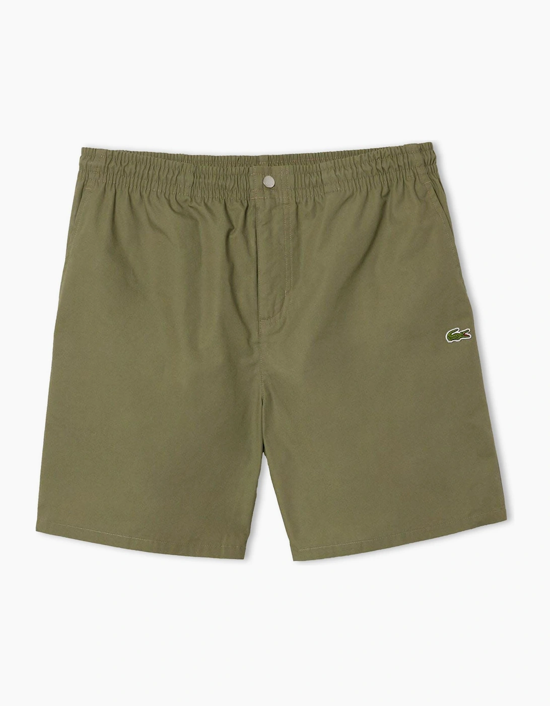 Relaxed Fit Poplin Shorts
