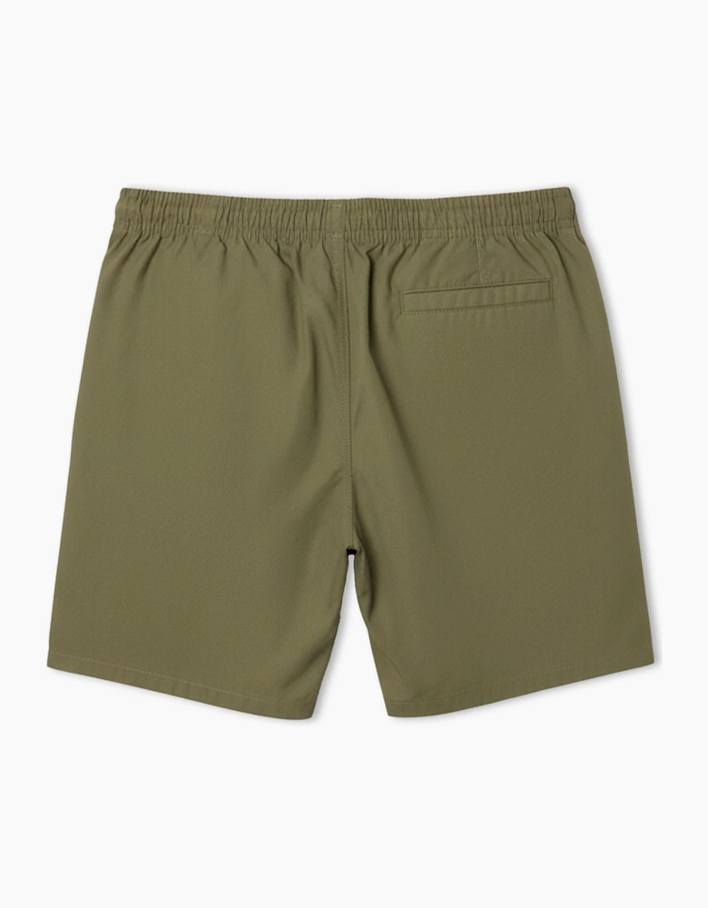 Relaxed Fit Poplin Shorts
