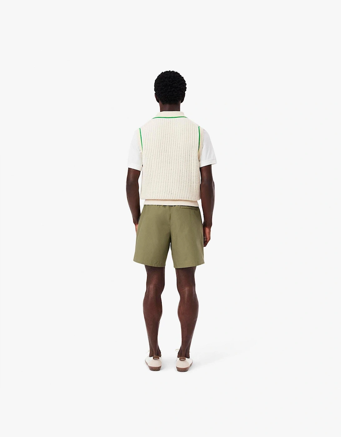 Relaxed Fit Poplin Shorts