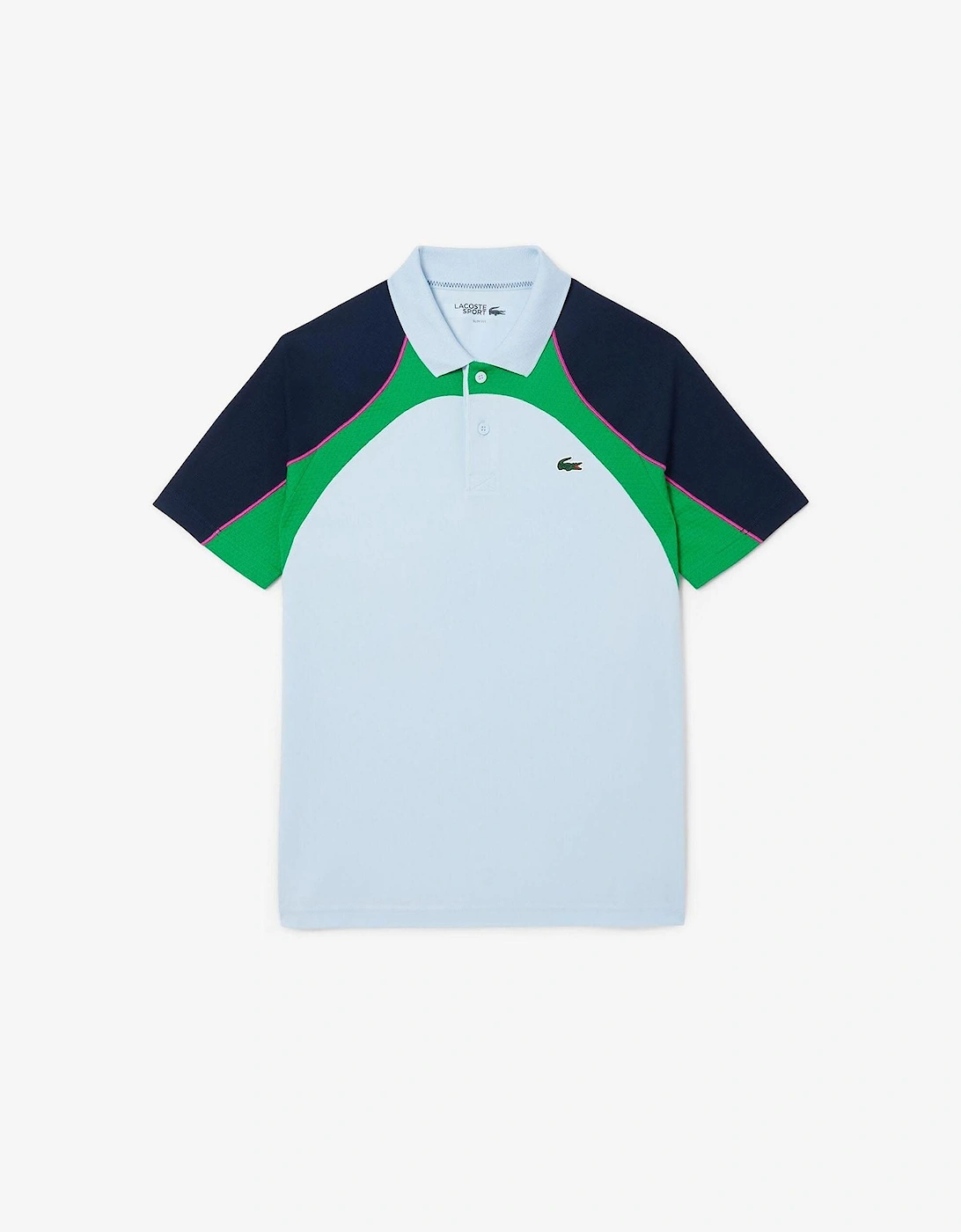 Dry Colour Block Tennis Polo Shirt