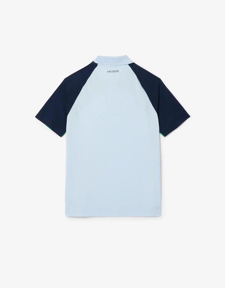 Dry Colour Block Tennis Polo Shirt