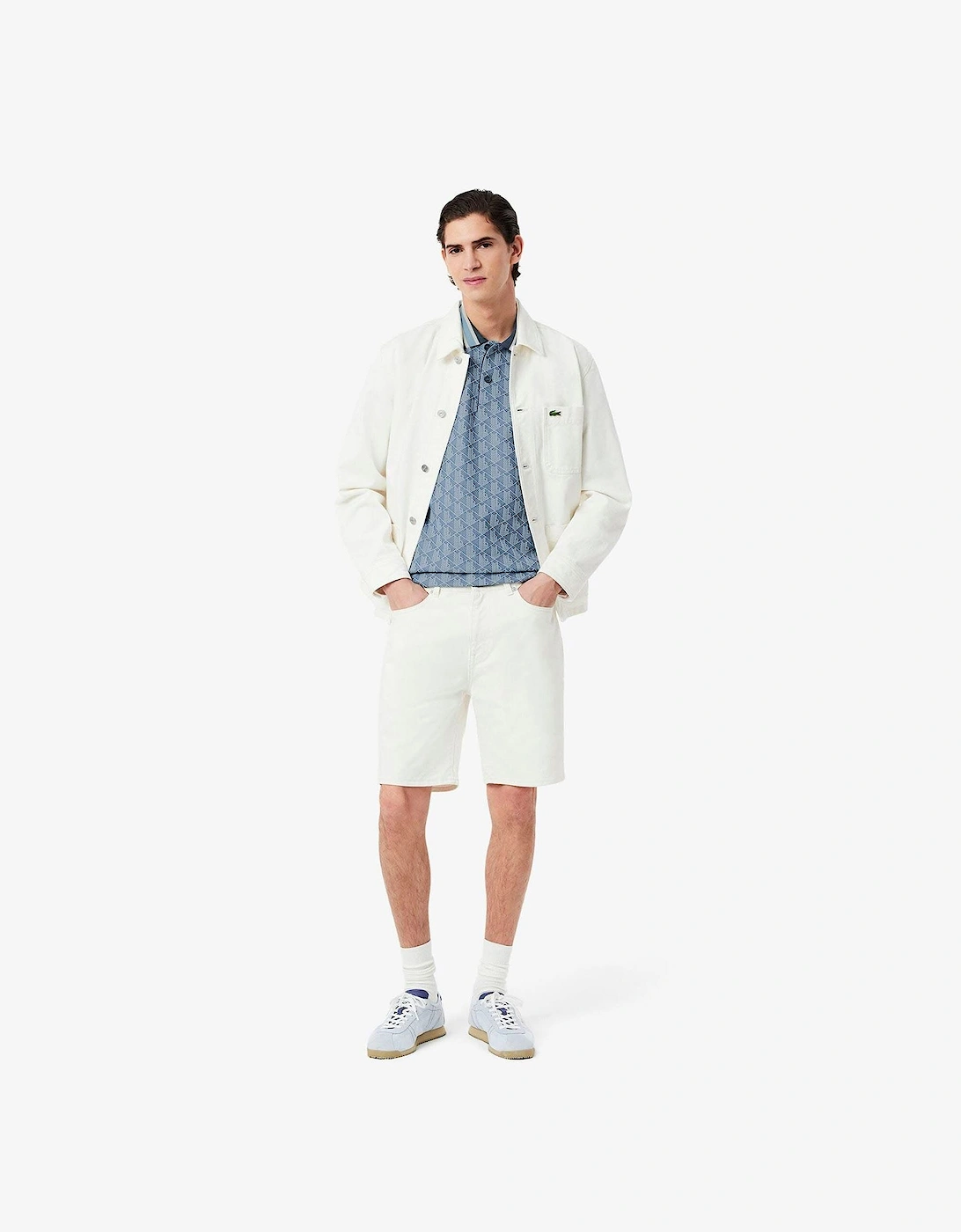 Fit Monogram Jacquard Polo Shirt