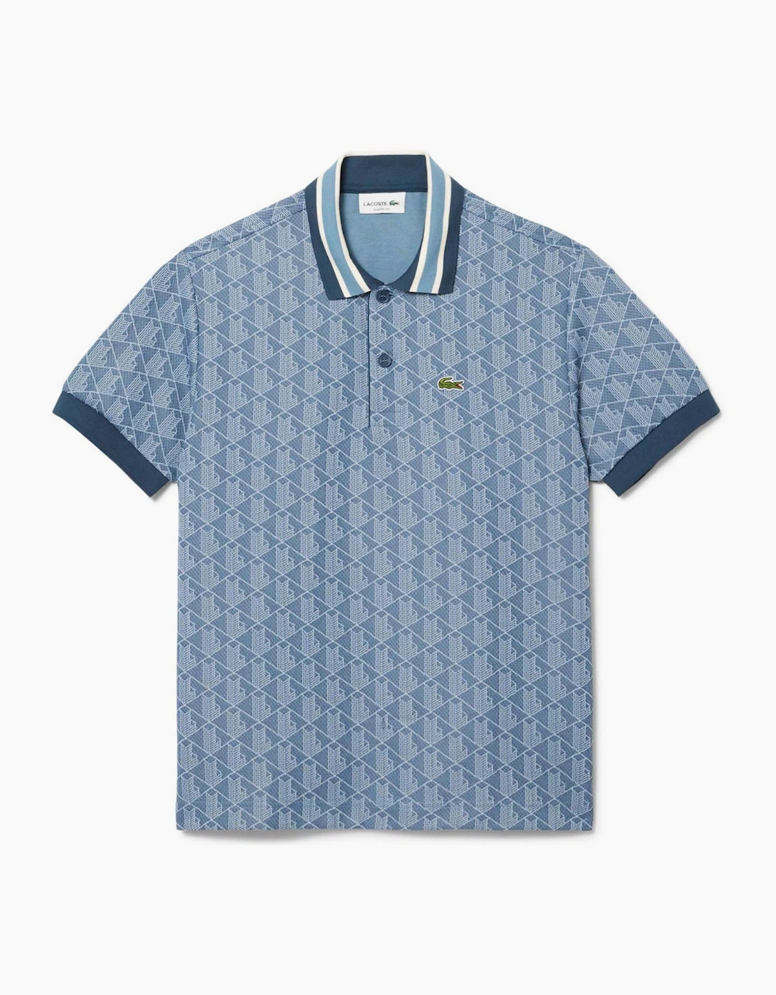 Fit Monogram Jacquard Polo Shirt