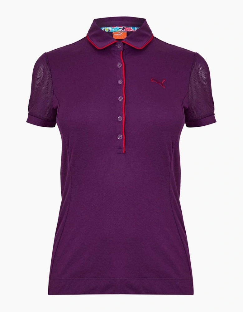 Golf Novely Sleeve Polo Womens