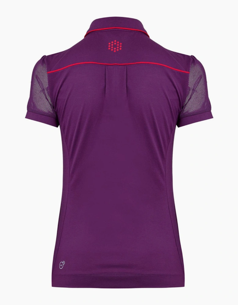 Golf Novely Sleeve Polo Womens