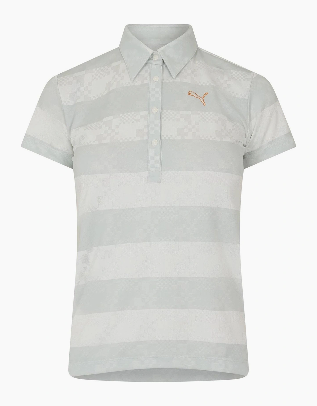 Puma Puma Women's Golf Ss Border Polo Womens - Grey