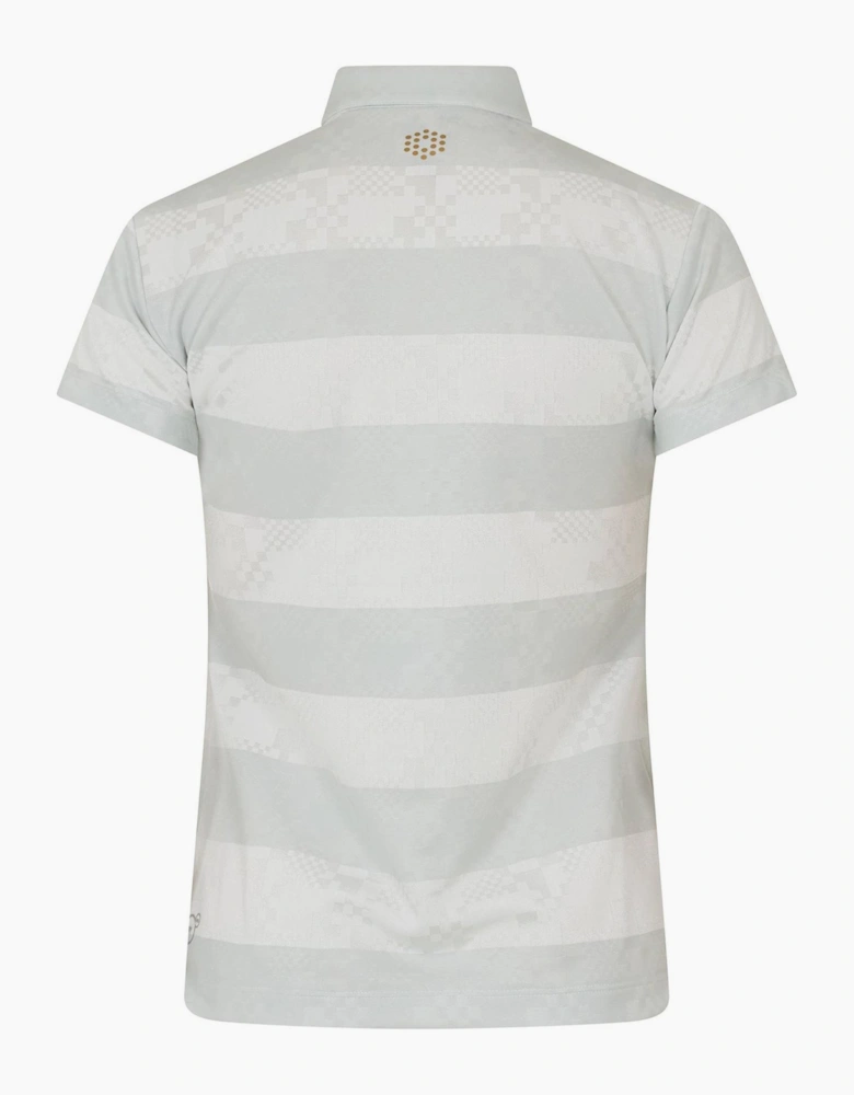 Golf Ss Border Polo Womens