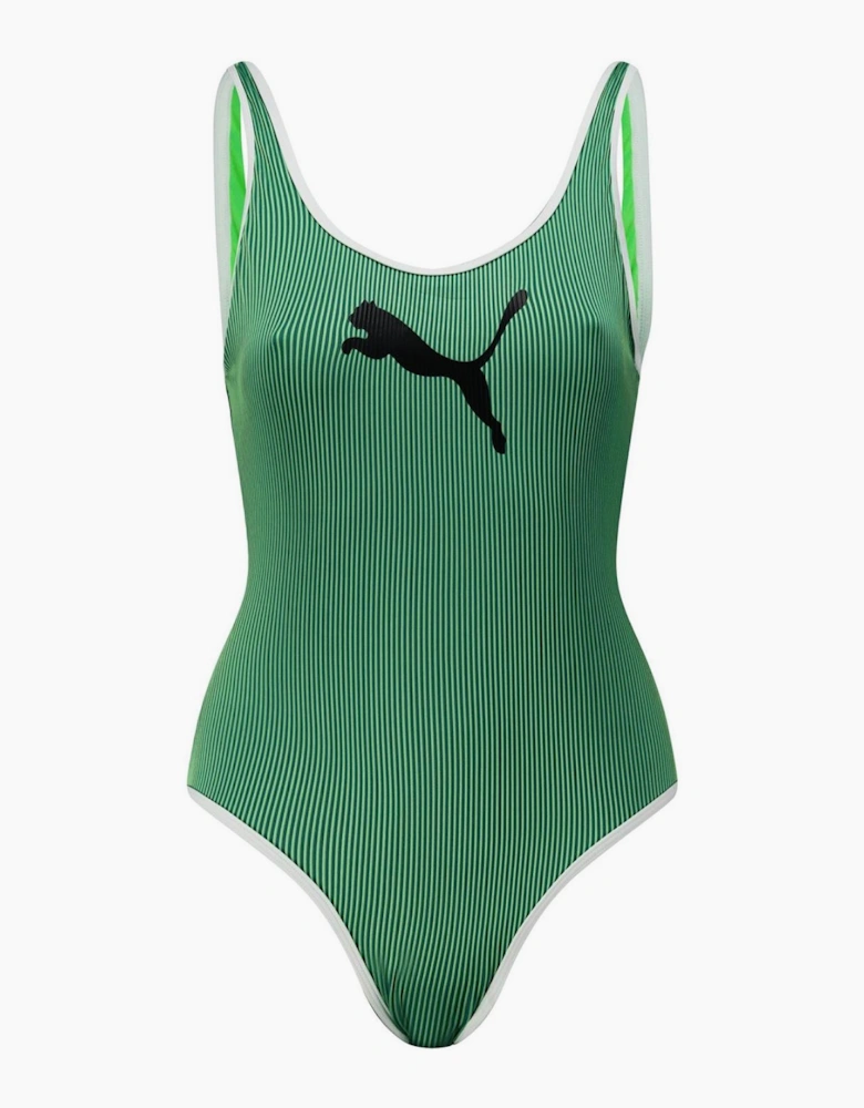 Rib One Piece Swimsuit