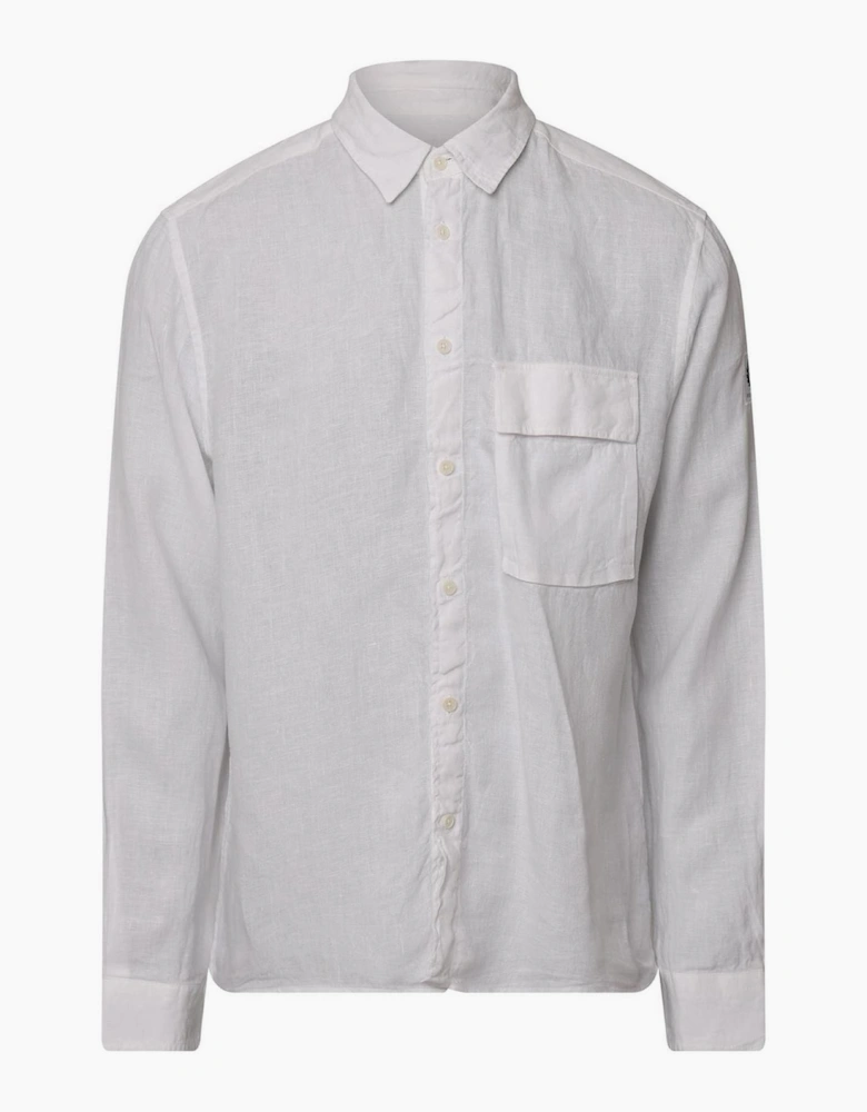 Dyed Linen Scale Shirt