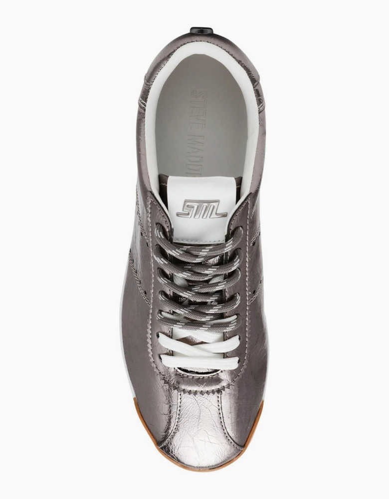 Mirage Low Top Metallic Lace-Up Sneakers
