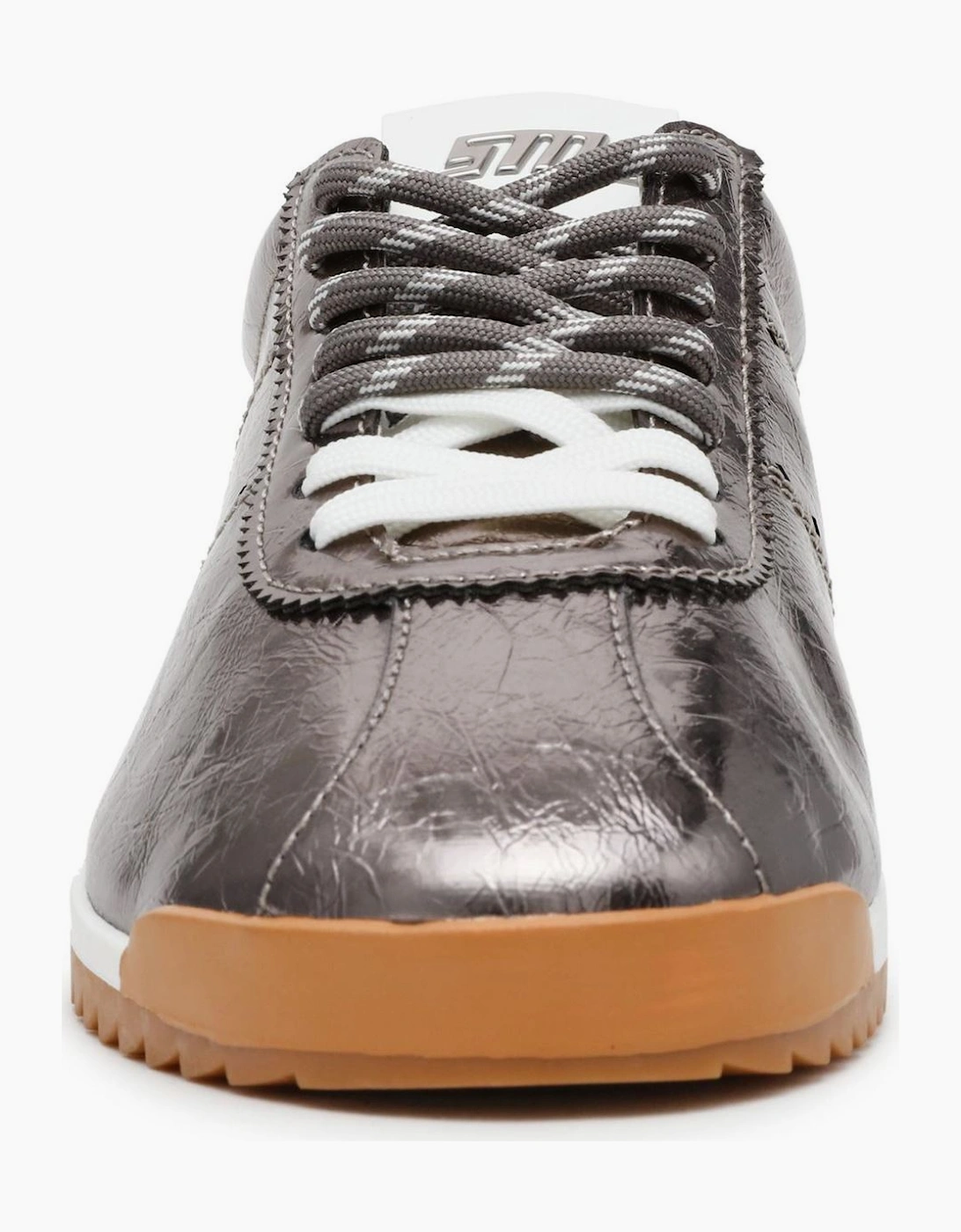 Mirage Low Top Metallic Lace-Up Sneakers