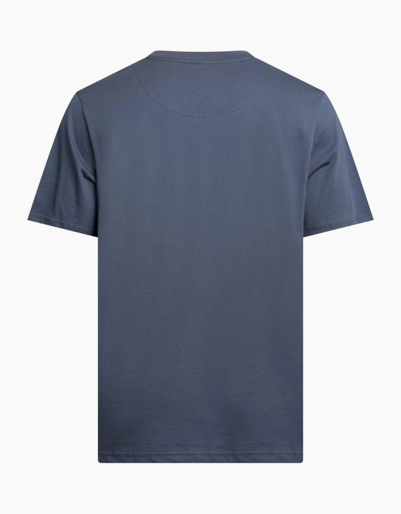 McMoney Text Graphic Crew Neck Short Sleeve Jersey T-Shirt