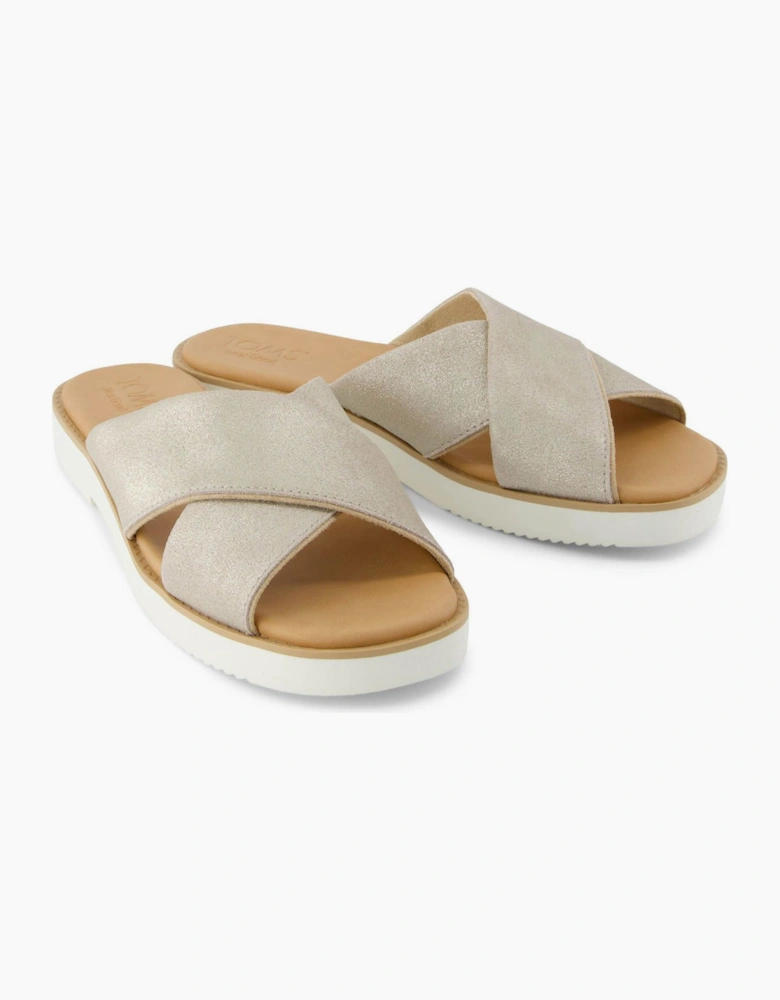 Mae Crossover Strap Open Toe Slides