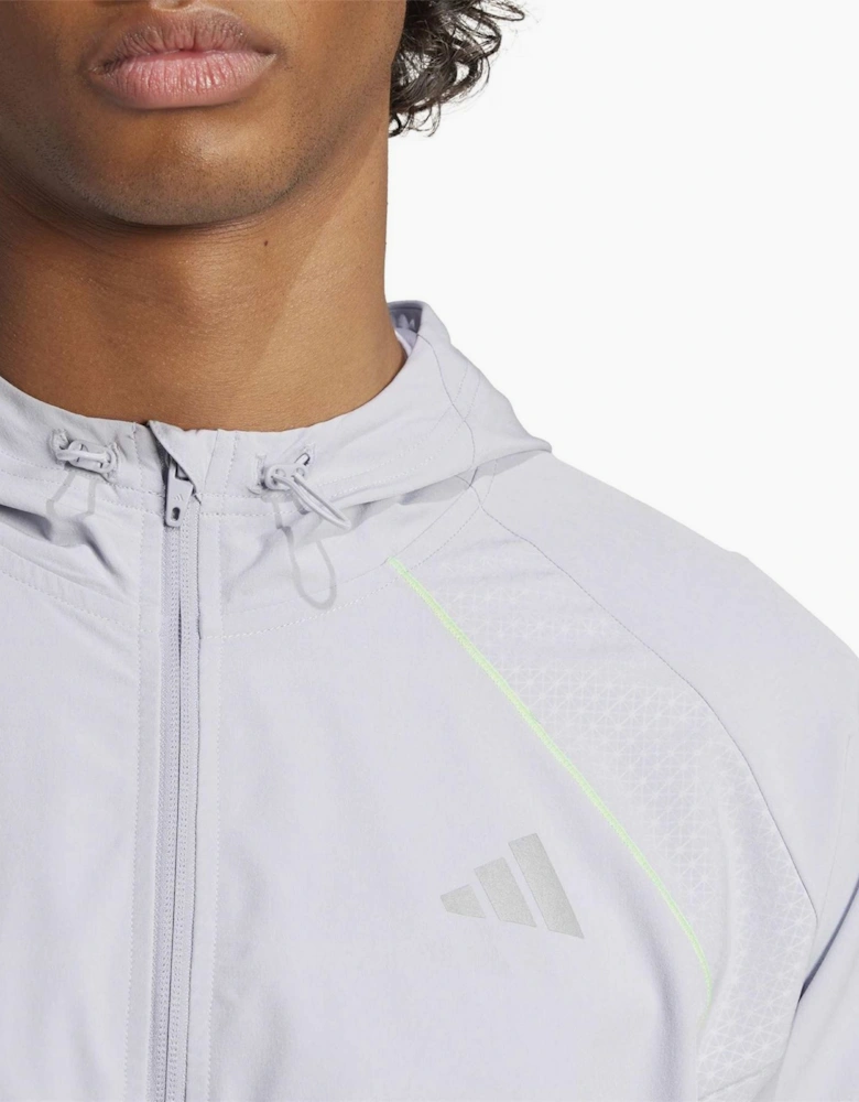 Tech Hooded Neck Raglan Sleeve Athletic Top