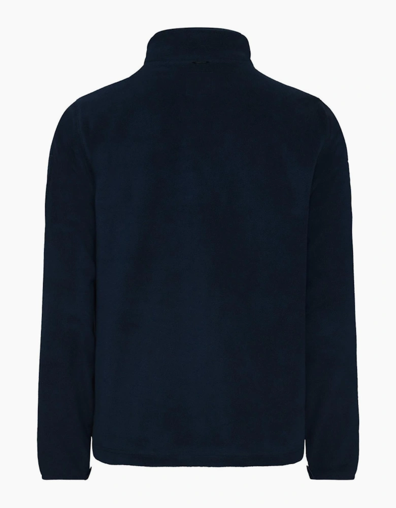 Two Zip Pocket High Neck Long Sleeve Sweatshirt