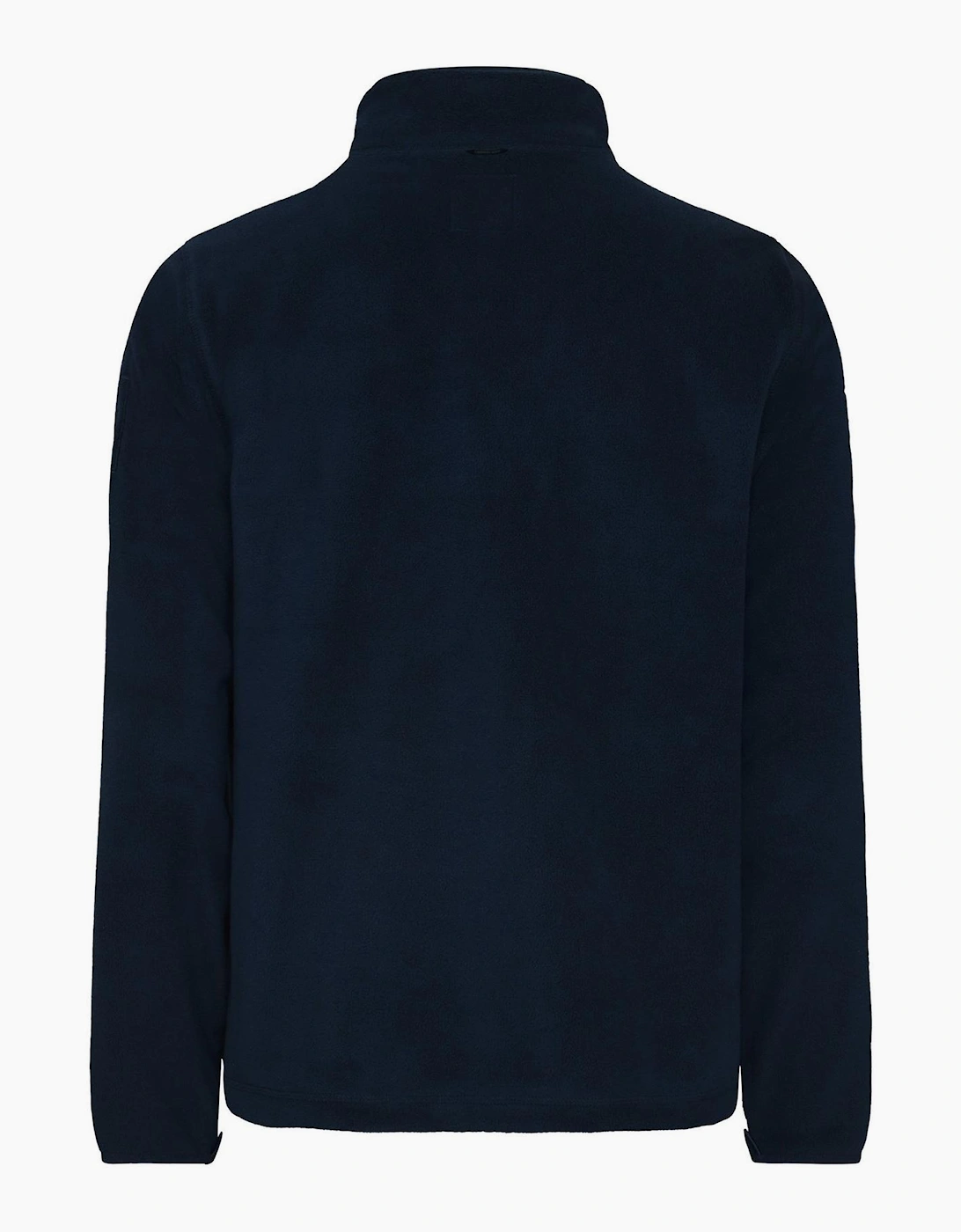 Two Zip Pocket High Neck Long Sleeve Sweatshirt