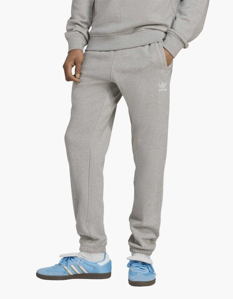 Trefoil Solid Patterned Slim Joggers