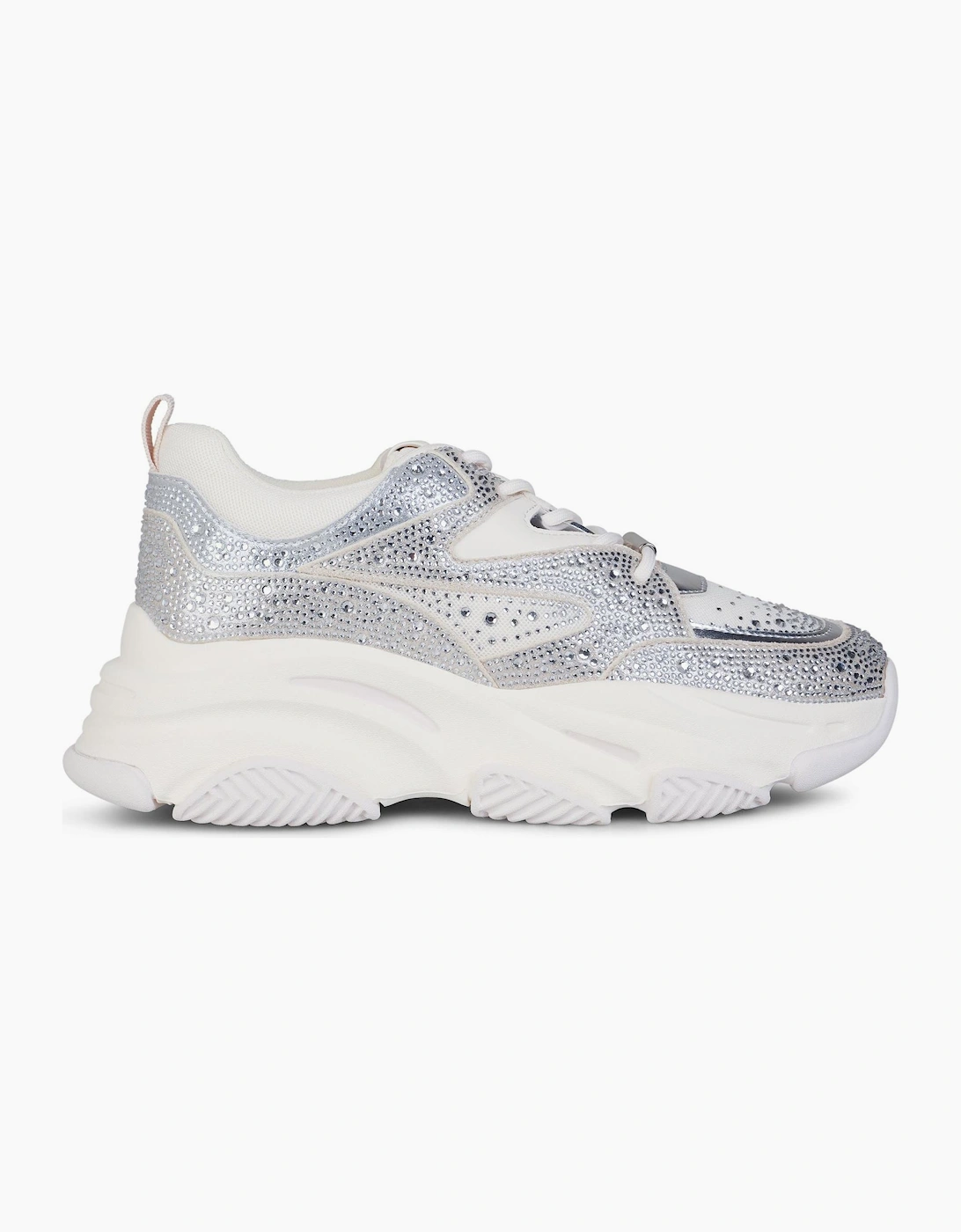 Steve Madden Women's White Privy Trainer - Size 4