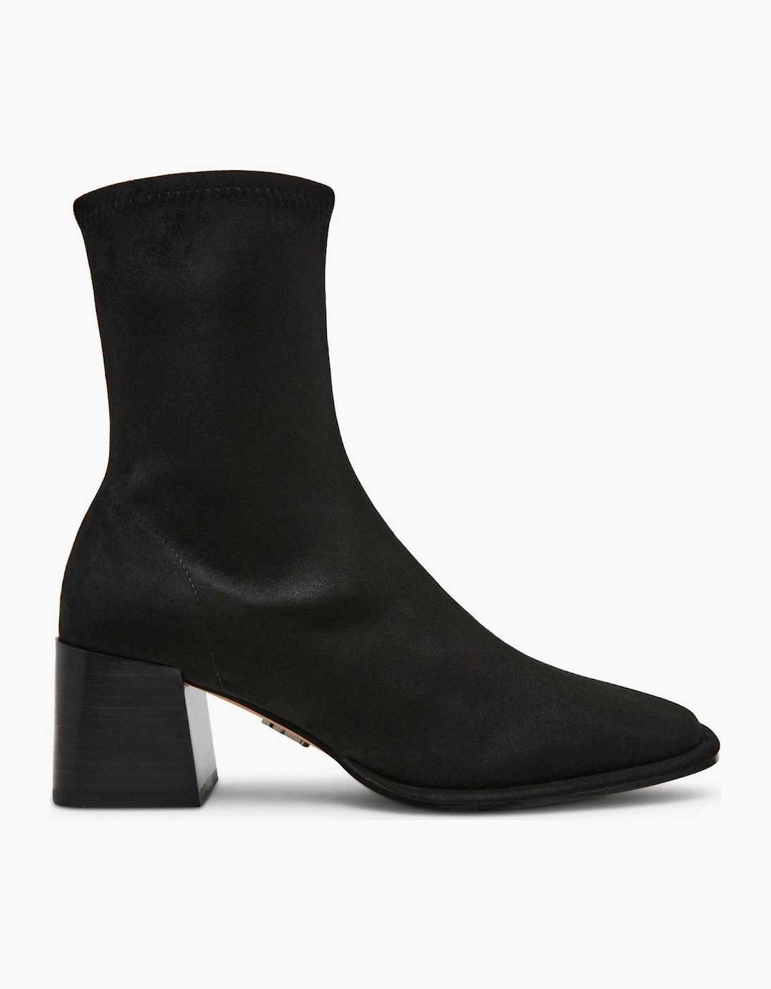 Steve Madden Women's Black Nextstep Sock Boots With Block Heel - Size 9