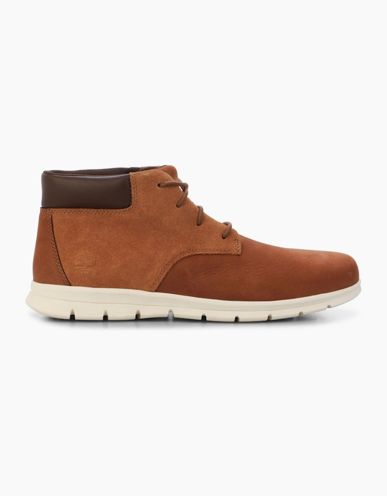 Graydon Leather Chukka Boots with Lace-Up Closure
