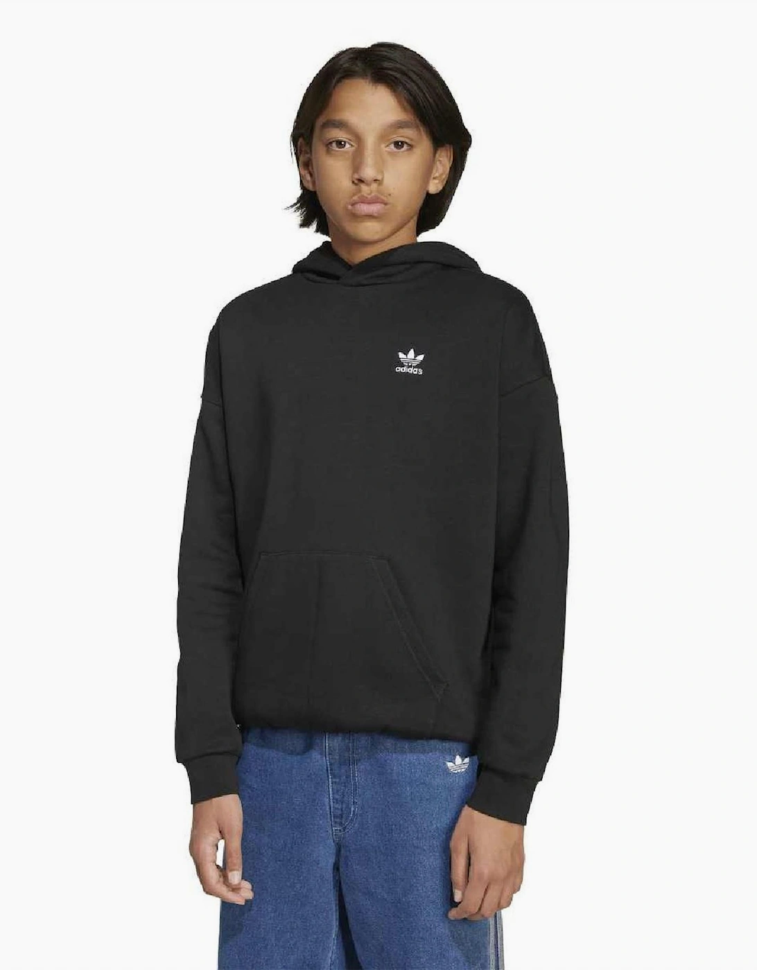 Junior Hooded Neck Long Sleeve Relaxed Fit Sweatshirt