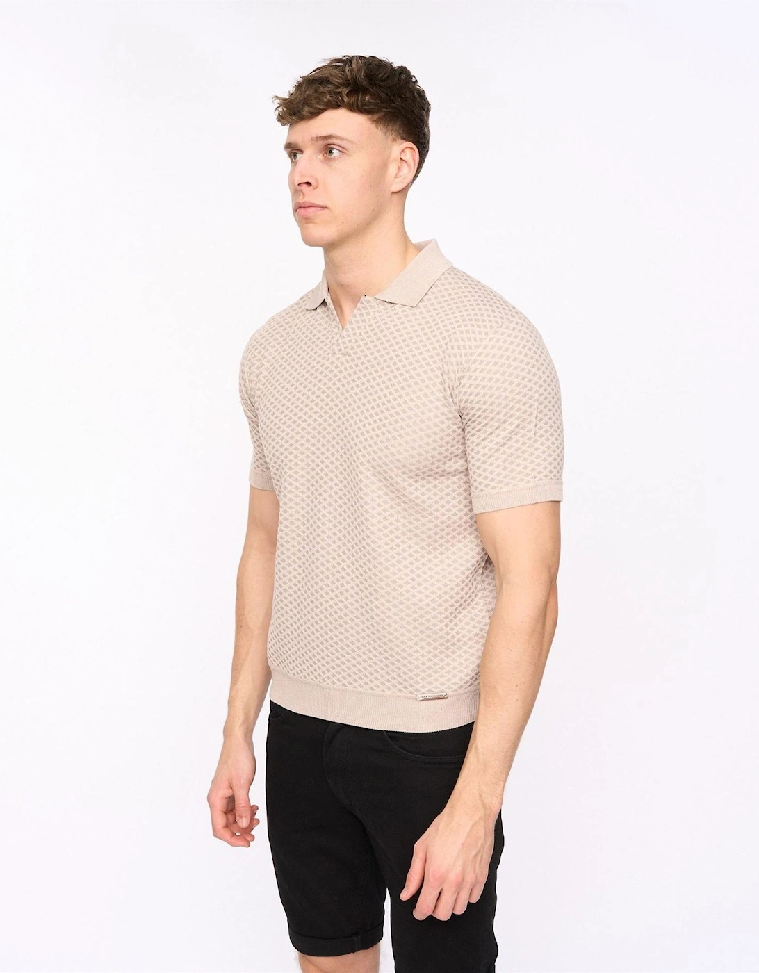 Morwin Collared Neck Short Sleeve Regular Fit Shirt
