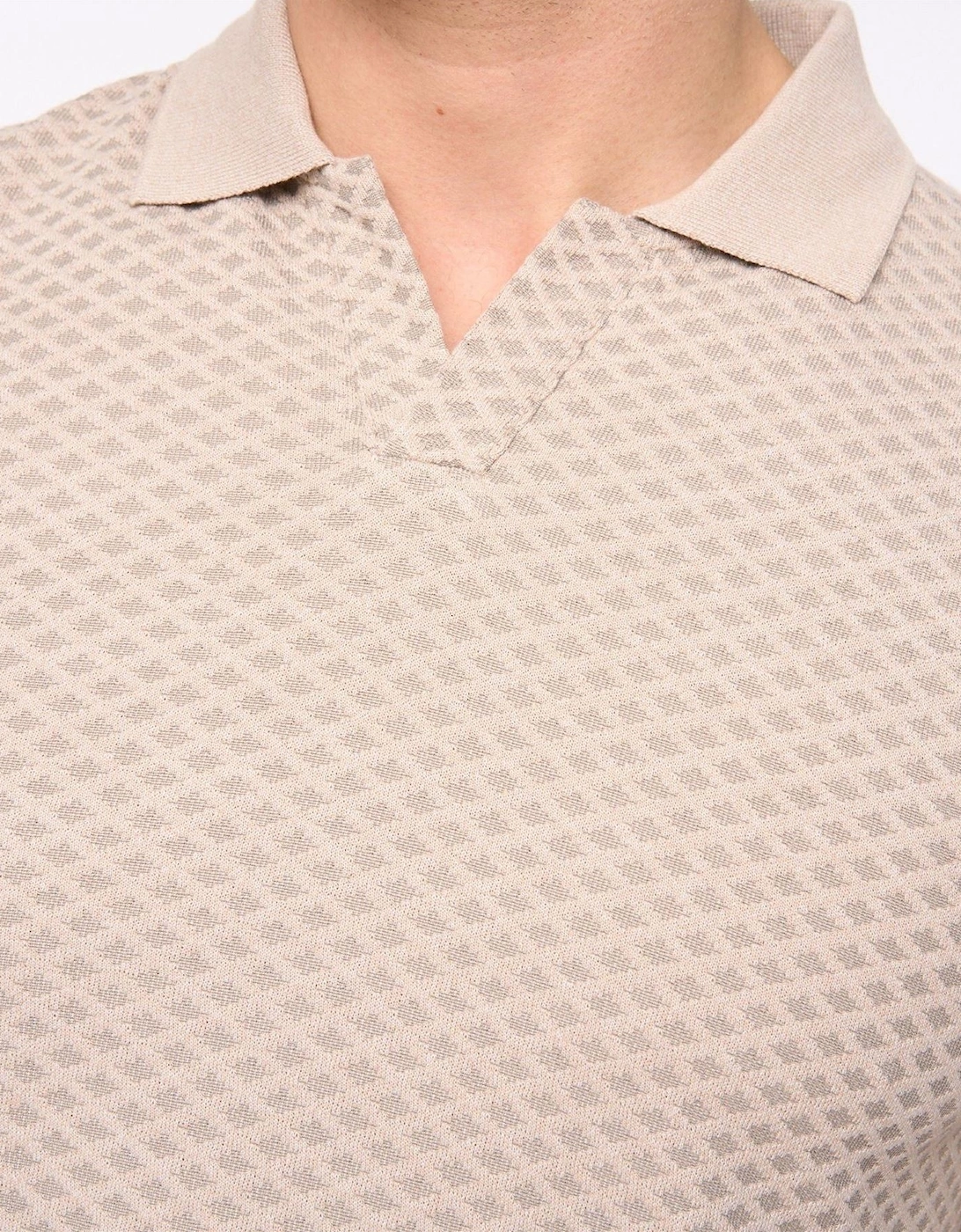 Morwin Collared Neck Short Sleeve Regular Fit Shirt