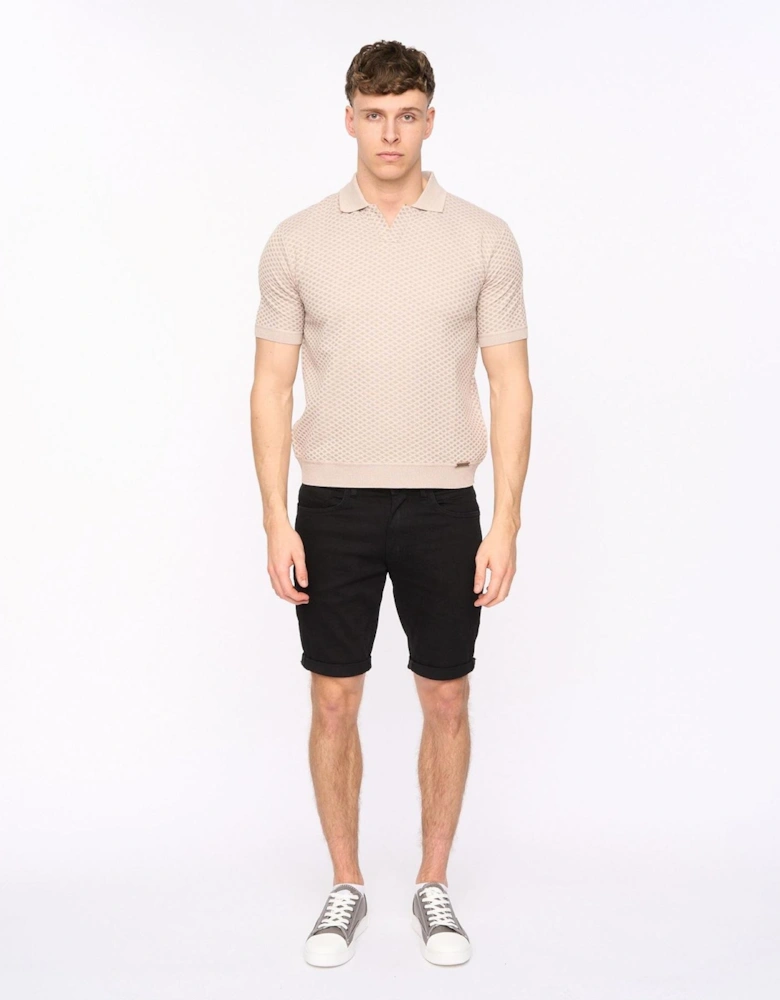 Morwin Collared Neck Short Sleeve Regular Fit Shirt