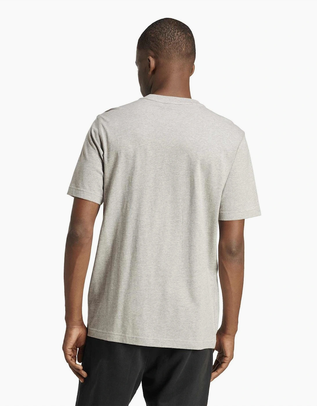 Trefoil Essential Logo Print Crew Neck T-Shirt