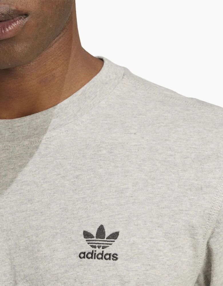 Trefoil Essential Logo Print Crew Neck T-Shirt