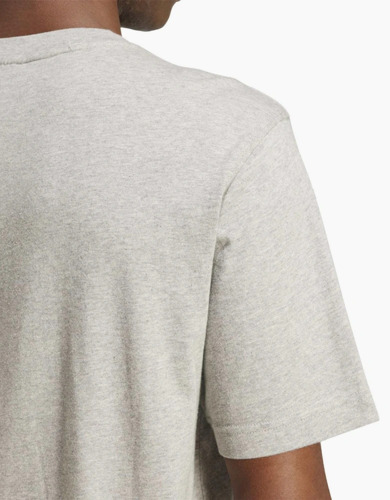 Trefoil Essential Logo Print Crew Neck T-Shirt