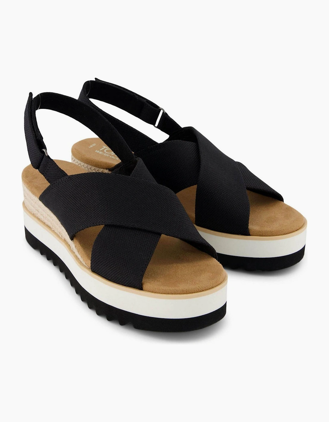 Diana Crossover Low Heel Open Toe Sandals