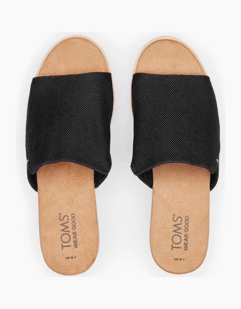 Diana Wedge Heel Open Toe Mules