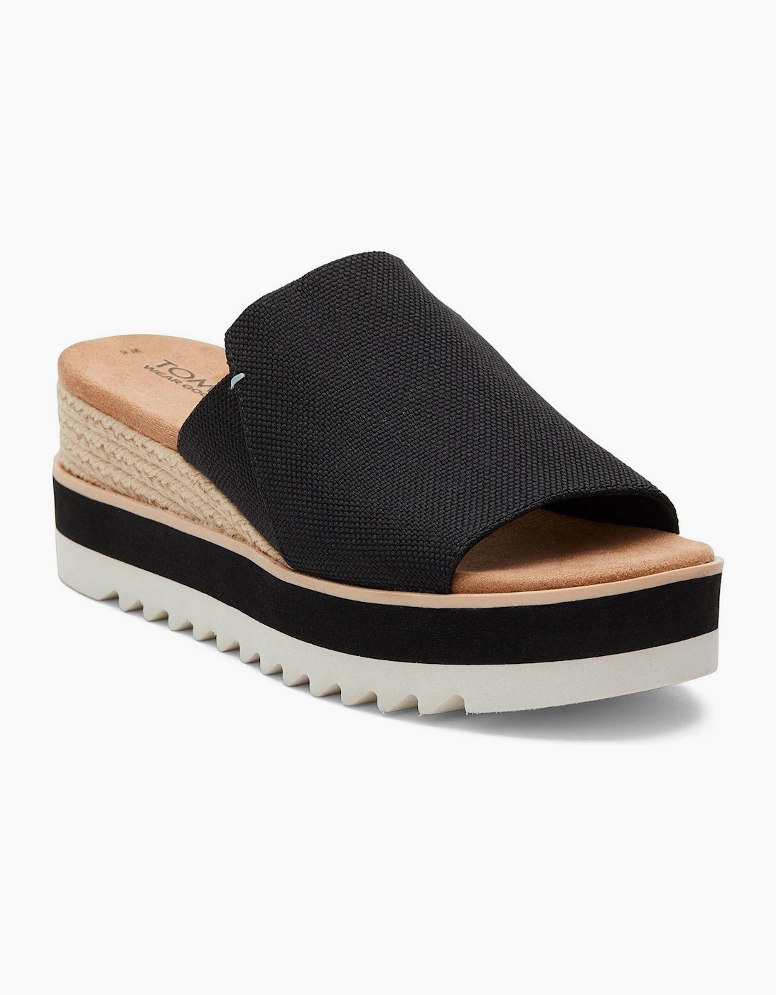 Diana Wedge Heel Open Toe Mules