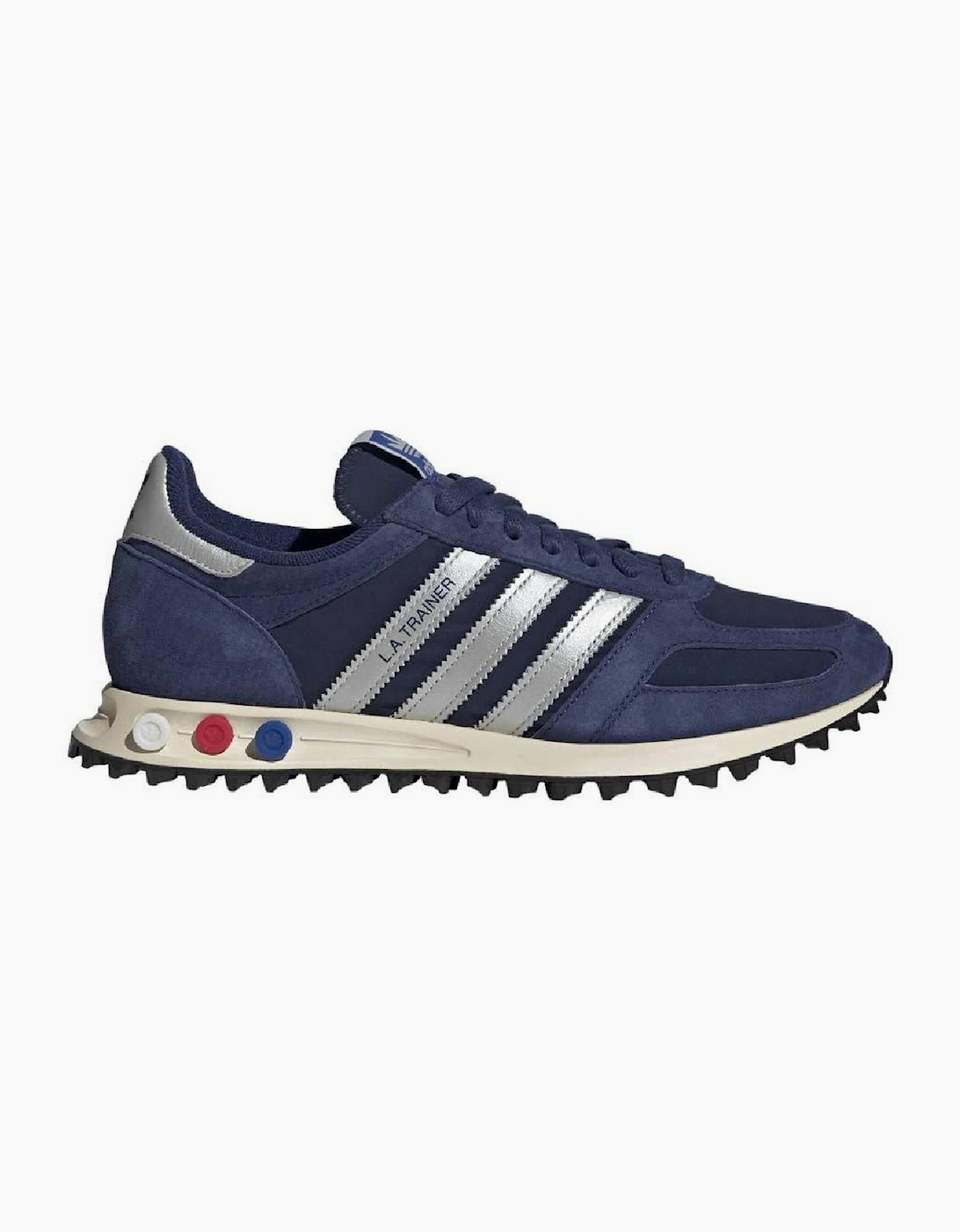 Adidas Originals Men's Navy La Trainer Og Lace Up Walking Shoes - Size 5.5