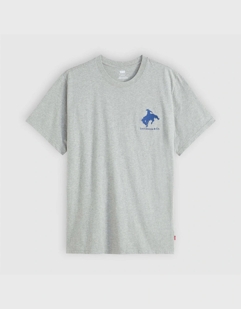 Graphic Crew Neck Short Sleeve Relaxed Fit T-Shirt