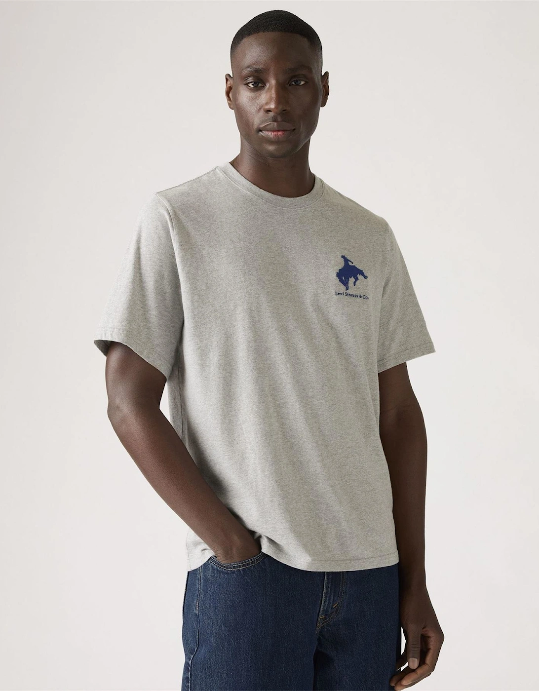 Graphic Crew Neck Short Sleeve Relaxed Fit T-Shirt