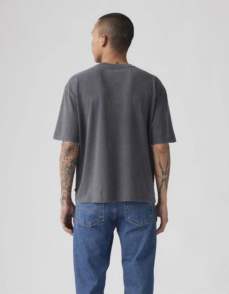 Lockwood Text Graphic Crew Neck Short Sleeve T-Shirt
