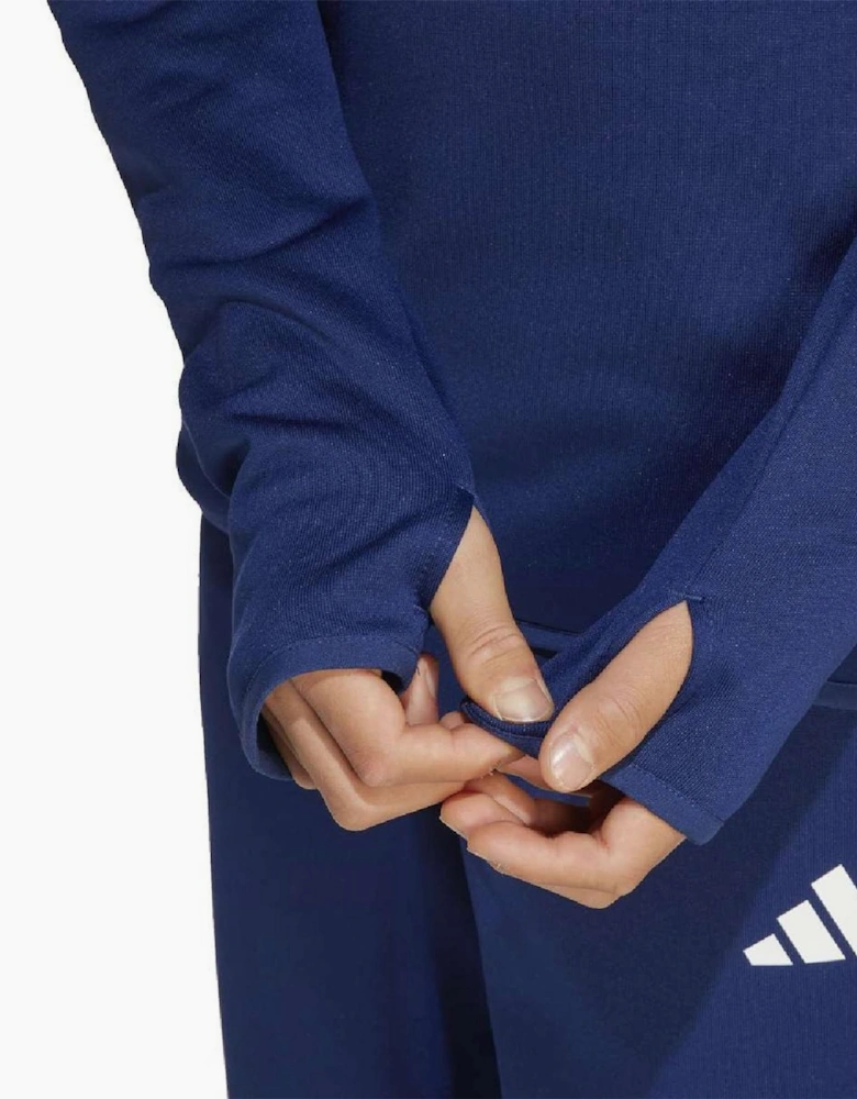 Junior Hooded Neck Long Sleeve Athletic Top