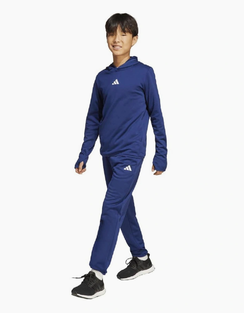Junior Hooded Neck Long Sleeve Athletic Top
