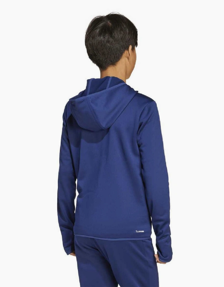 Junior Hooded Neck Long Sleeve Athletic Top