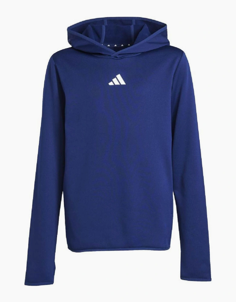 Junior Hooded Neck Long Sleeve Athletic Top