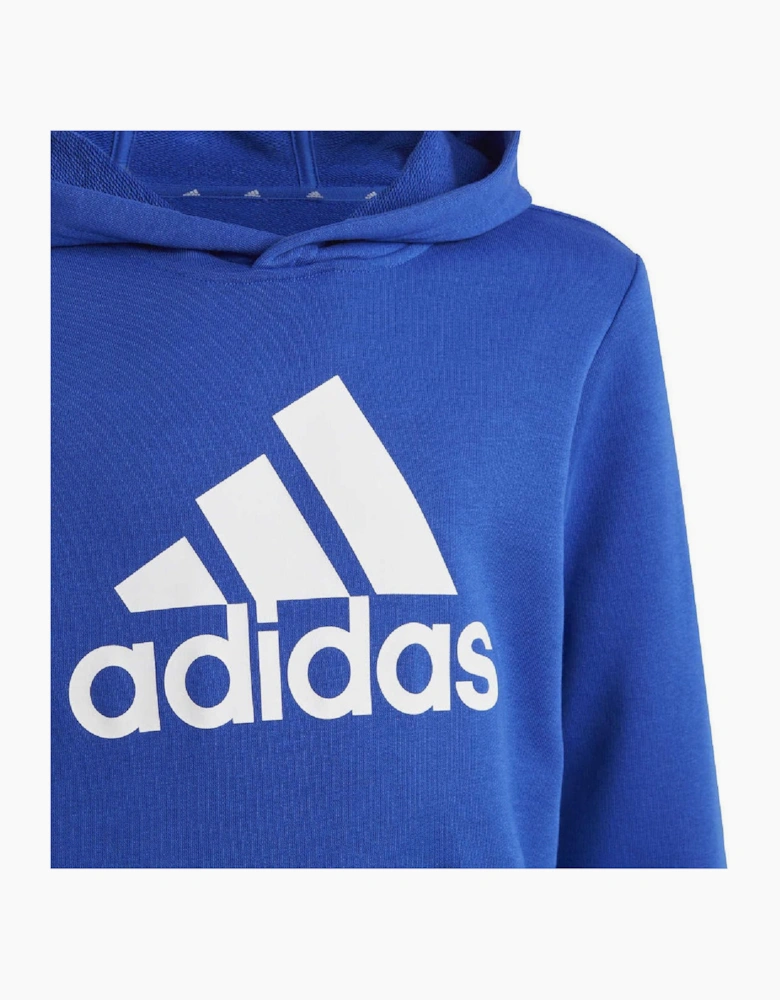 Bold Logo Hooded Neck Long Sleeve Sweatshirt