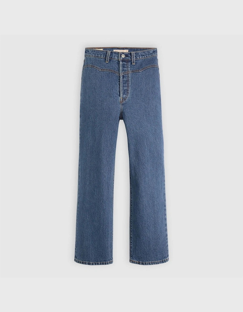 Ribcage High Rise Wide Leg Jeans