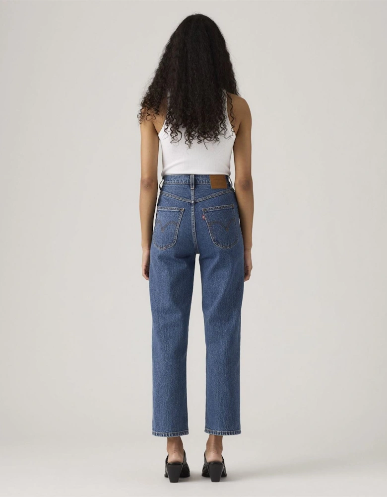 Ribcage High Rise Wide Leg Jeans