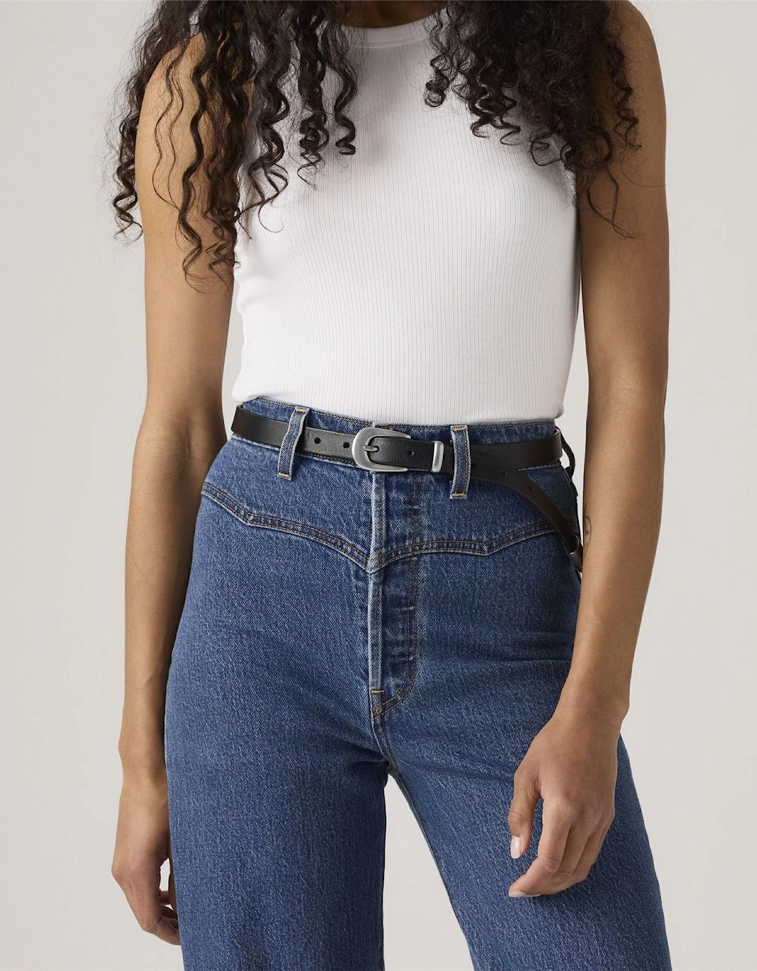 Ribcage High Rise Wide Leg Jeans