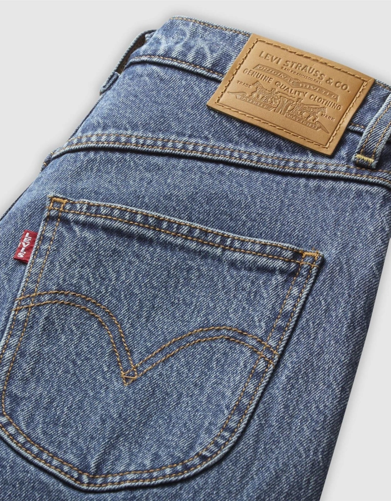 Ribcage High Rise Wide Leg Jeans