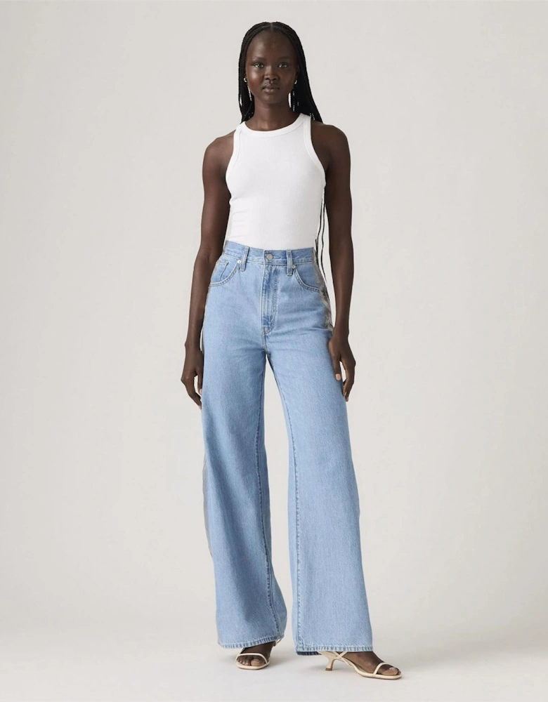 Cinch Wide Leg Jeans