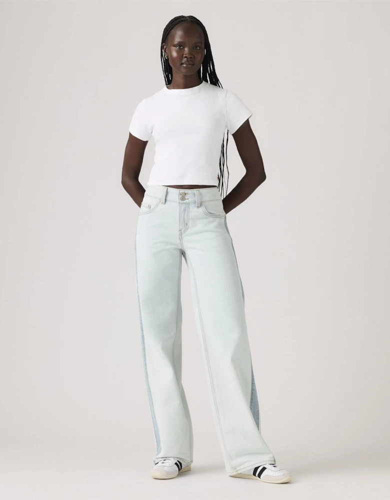 Low Rise Wide Leg Jeans