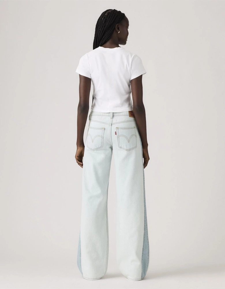 Low Rise Wide Leg Jeans